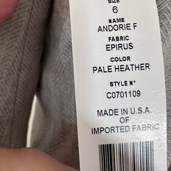 NWT Theory SUIT Gray wool blazer & pants w/ Sze 6 $1100 Retail - Picture 9 of 14